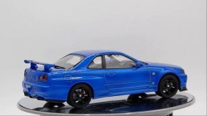 NISSAN SKYLINE GT-R V-SPEC II R34 - TAMIYA 24258 - www.carmodelkit.com.br