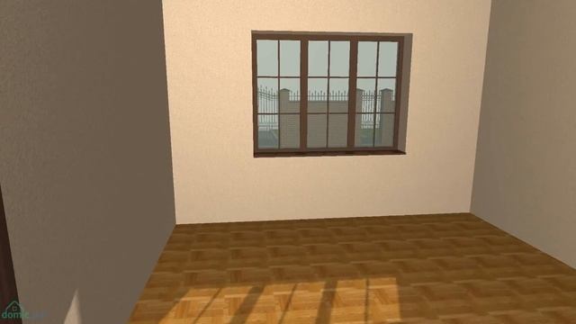 Типовой проект одноэтажного дома с гаражом «Удобный+» B-080-ТП смотреть онлайн