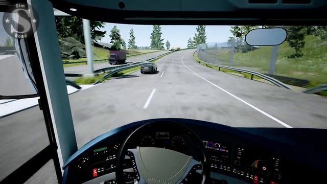Neoplan Skyliner Fernbus Simulator Austria/Switzerland Gameplay смотреть онлайн