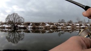 Рыбалка на Упе в марте. КРУПНЫЕ ЩУКИ малых рек.