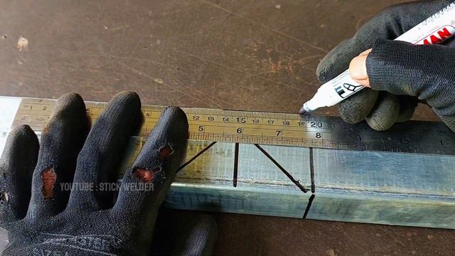 not everyone knows, the welder's new trick in bending square pipes 90 degrees | pipe cutting trick смотреть онлайн