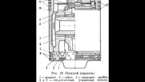 Поршни дизеля 10Д100