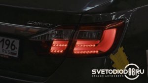 Замена задних фонарей Toyota Camry