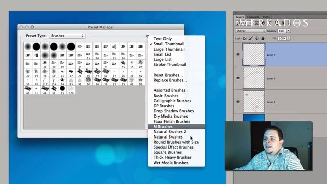Administrate & Add Brushes in Photoshop CS6 смотреть онлайн