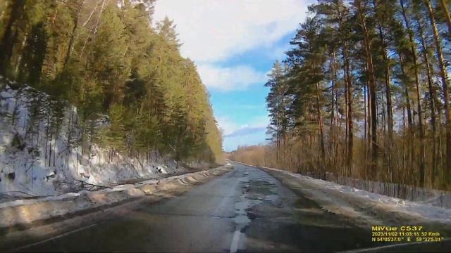 Дорога Белорецк Тирлян осенью Южный Урал 02 11 2023 смотреть онлайн