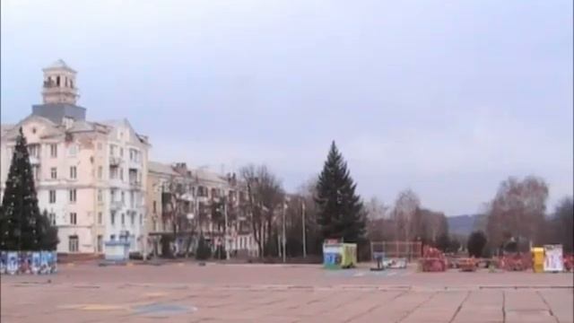 Новогодний Краматорск 30 декабря 2017год. Площадь мира смотреть онлайн