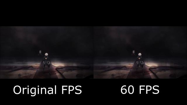 Nier Automata Ver1.1a (Anime) 60 FPS vs Original FPS смотреть онлайн