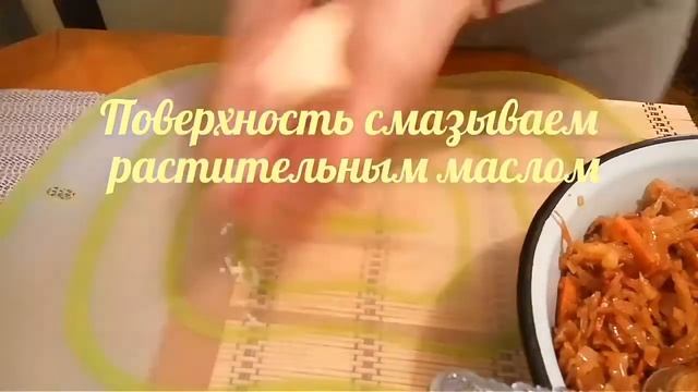 Жареные пирожки с капустой ( очень вкусное тесто на дрожжах в пост) смотреть онлайн