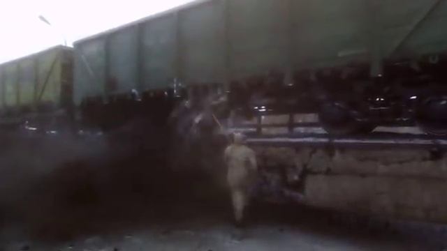 Разгрузка вагона с углем смотреть онлайн