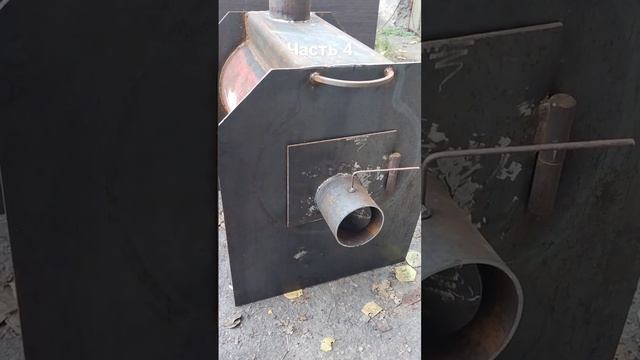 буржуйка из газового баллона #буржуйка #печь #шортс #камин