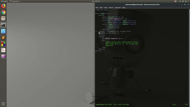 Web Development 18 CSS media queries part 01