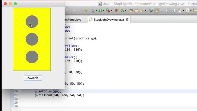 Java Swing Stoplight GUI смотреть онлайн