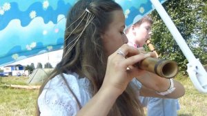 как звучит Японская  бамбуковая флейта!