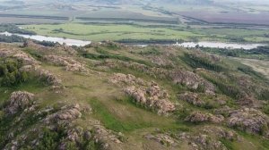 Шемонаиха. Гора Мохнатуха с высоты птичьего полета!!! Восточный Казахстан!