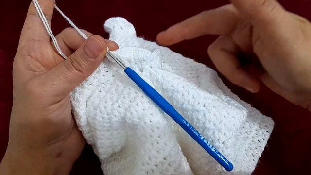 Kolay Tığ İşi Bebek Elbise Yapılışı? #tığişibebekelbise #babycrochet #babydress