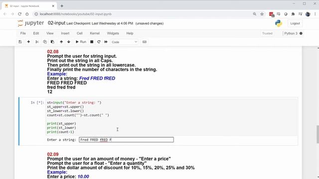 Python Practice Problem - 02 Input
