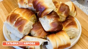 Нежные булочки с творожной начинкой