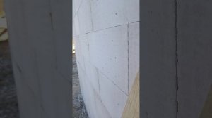 06. Односкатная крыша без армопояса и армирования//баня из газобетона//