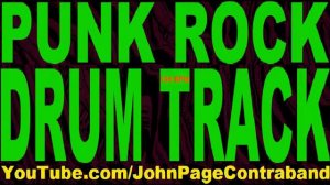 Punk Rock Drum Track 150 bpm DRUMS ONLY for Guitar and Bass