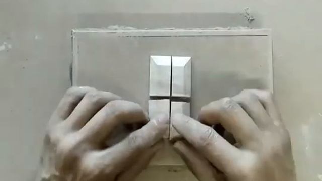 Шкатулка, декорированная молдингом из древесной пульпы