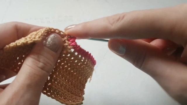 Спиральная обвязка края крючком.???