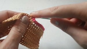 Спиральная обвязка края крючком.???