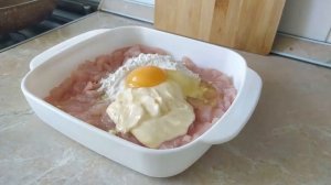 РУБЛЕНЫЕ КОТЛЕТЫ ИЗ КУРИНОГО ФИЛЕ / КУРИНЫЕ КОТЛЕТЫ