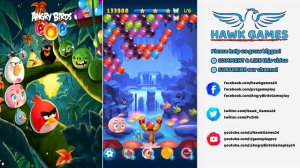 Angry Birds Stella POP Bubble Shooter Level 28 - Walkthrough, No Boosters