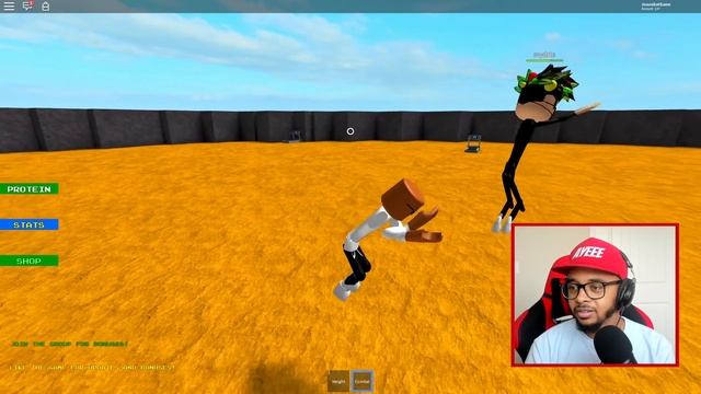 GETTING STRONG IN ROBLOX (Weight Lifting Simulator 2) смотреть онлайн