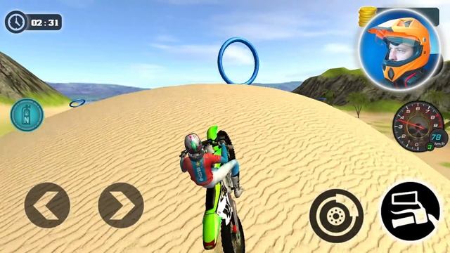 Motocross Beach Bike Stunt Racing Game - Motor Racer Games - Gameplay Android
