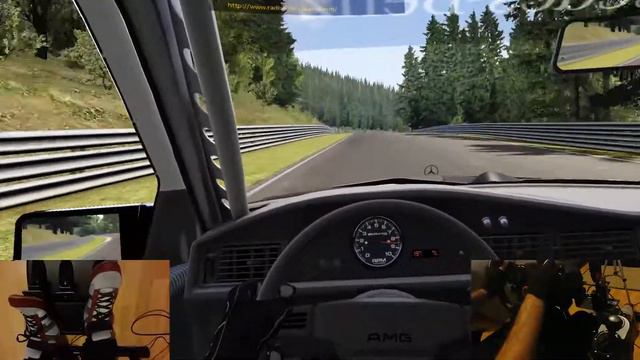 Mercedes Benz 190E EVO II @Nordschleife - Assetto Corsa смотреть онлайн