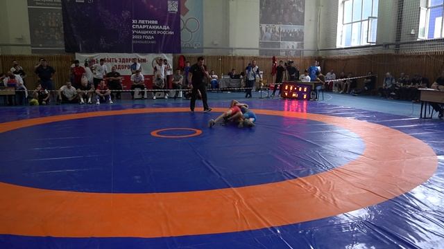 44 кг борьба за бронзу Наумкин(Московская обл.)-Салимов(Санкт-Петербург)