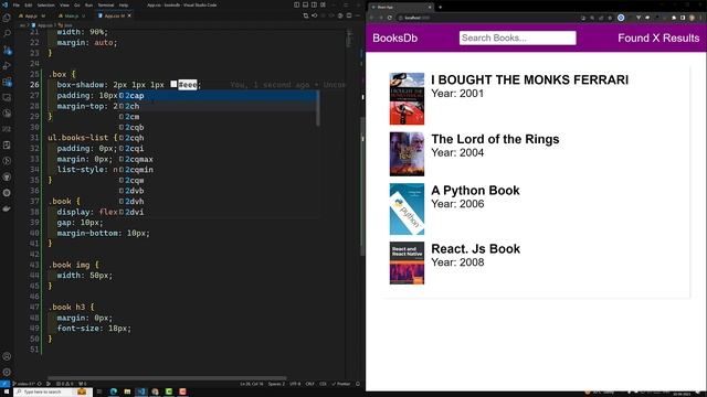 52. Create Books List container and display books as a list in React App - React18 смотреть онлайн