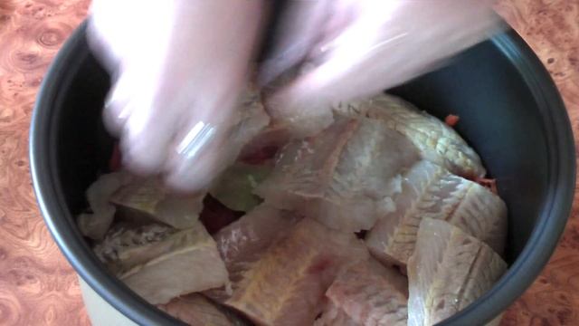 Рыбное филе под маринадом. Готовим в мультиварке.