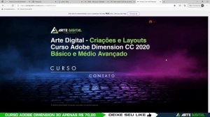 CURSO ADOBE DIMENSION CC 2020 CONTINUA, VEJA NA DESCRIÇÃO COMO ADQUIRIR - Arte Digital