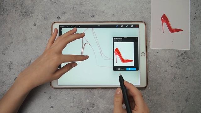 МАСТЕР-КЛАСС "Туфелька" на ПЛАНШЕТЕ. Иллюстратор и сотрудник Школы - Валентина Васильева смотреть онлайн