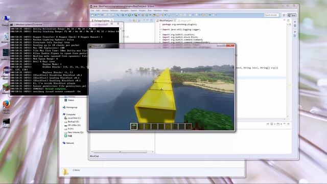 developing a spigot bukkit plugin with java in Eclipse