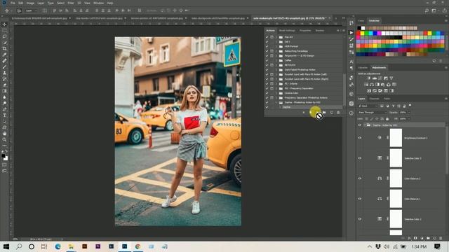 FREE PHOTOSHOP ACTION TUTORIAL : CINEMATIC EFFECT ACTION FREE