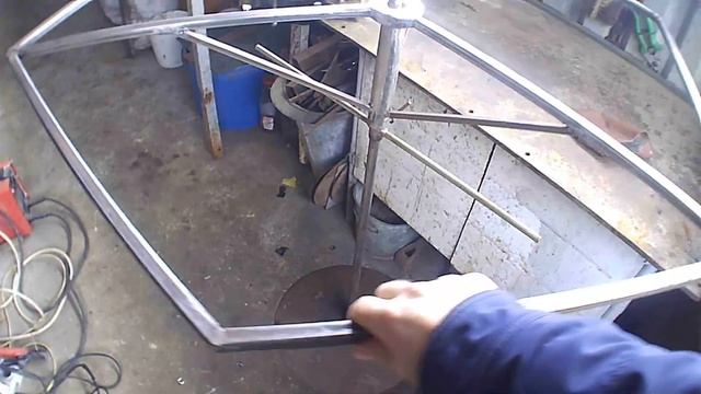 Доработка стола садовой беседки (2-ой этаж поворотный ярус)