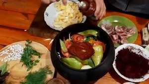 Борщ оригинальный, правильный. Томленый борщ в печи. СТАРОВИННА УКРАЇНСЬКА СТРАВА.