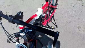 Горный велосипед на литых дисках 26 колёса, складная рама