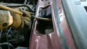 Обработка РАСТ СТОПом полости под ветровым стеклом