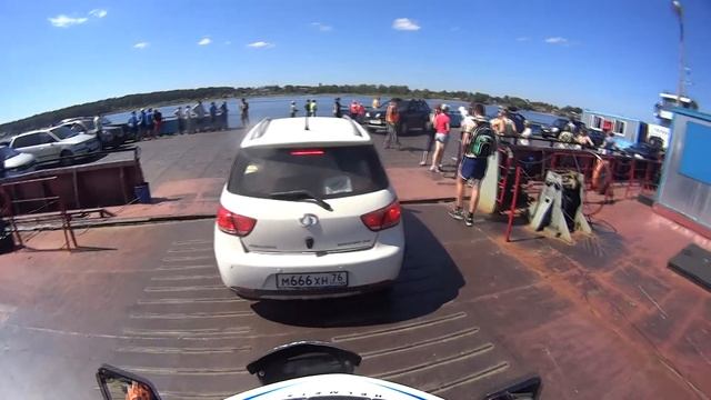 Заезд на паром(Рыбинск-Мышкин) смотреть онлайн