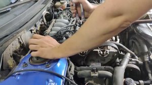 Mazda 626, cronos замена маслосъемных колпачков(перезалив)