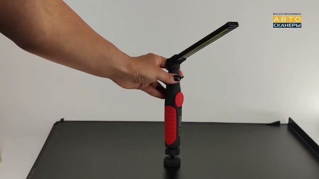 Обзор светодиодного фонаря с шарнирным основанием на магните ICARTOOL IC-L102 смотреть онлайн