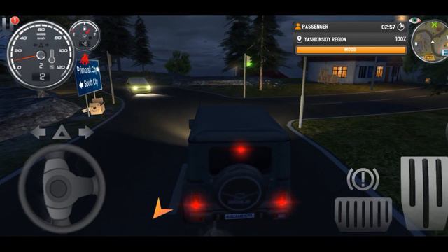 Russian Car Driving UAZ Hunter ! Taking Passenger ! Night Mode ! Android Gameplay 3
