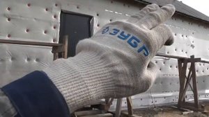Установка металлопрофиля для сайдинга
