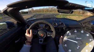 PORSCHE 718 SPYDER | 8000RPM 4.0 420HP | POV Test Drive by AutoTopNL