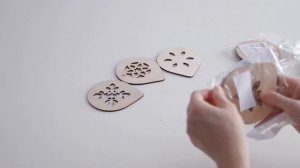 Подставки под чашки-трафареты "Цветок-1", "Цветок-2", "Цветок-3", ТМ "Полноцвет"