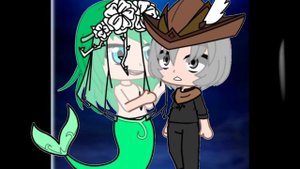 meme Проклятие Русалки (13 карт, gacha Club) Куро Зонт♣️♣️